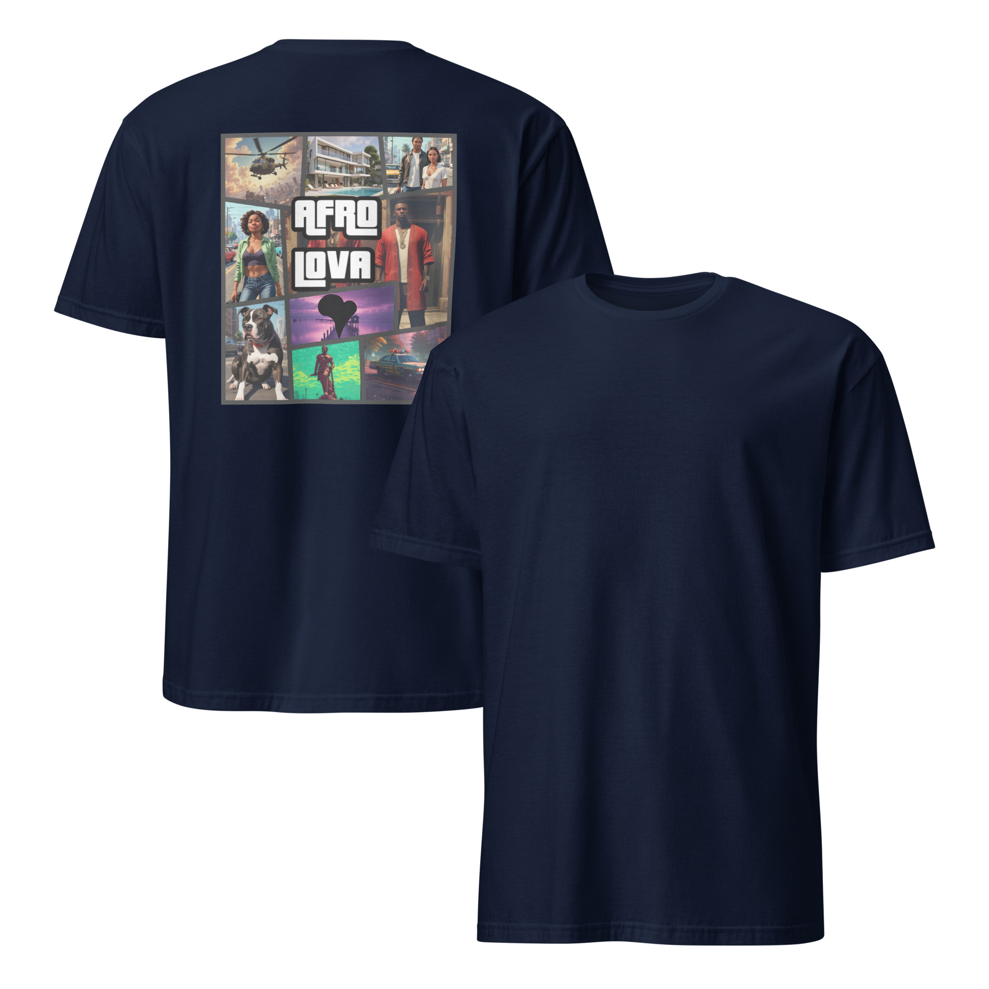 T-shirt GTA Vibes « au dos » – Homme